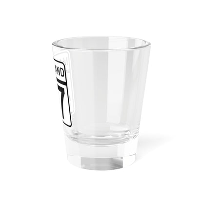 MD Route 47 (Maryland) (Road Sign) Shot Glass 1.5oz
