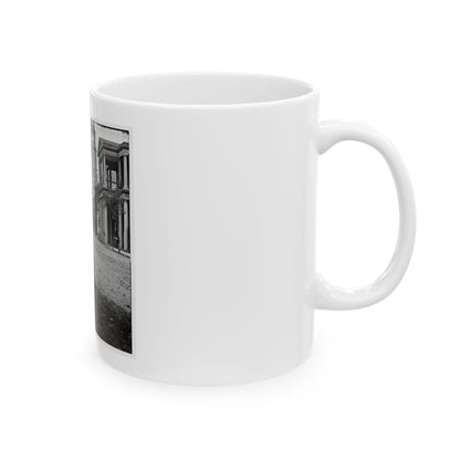 Charleston, S.C. Meeting Street, Near Broad; St. Michael's Church In Middle Distance (U.S. Civil War) White Coffee Mug
