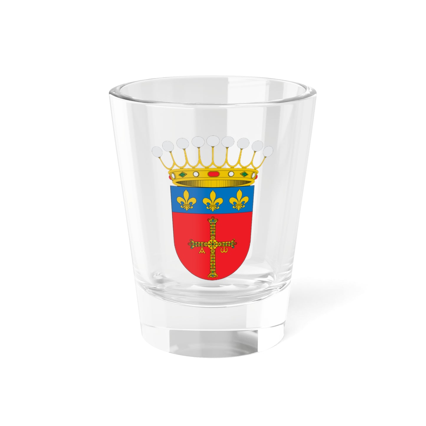 Escudo del Condado de Latores (Spain) (Coat of Arms) Shot Glass 1.5oz