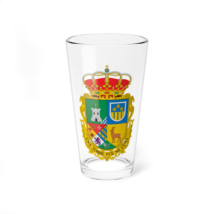 Escudo de Alcaudete de la Jara Toledo (Spain) (Coat of Arms) Pint Glass 16oz