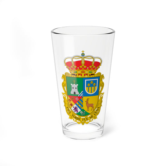 Escudo de Alcaudete de la Jara Toledo (Spain) (Coat of Arms) Pint Glass 16oz