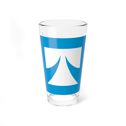 Flag of Taiwa Miyagi (Japan) Pint Glass 16oz