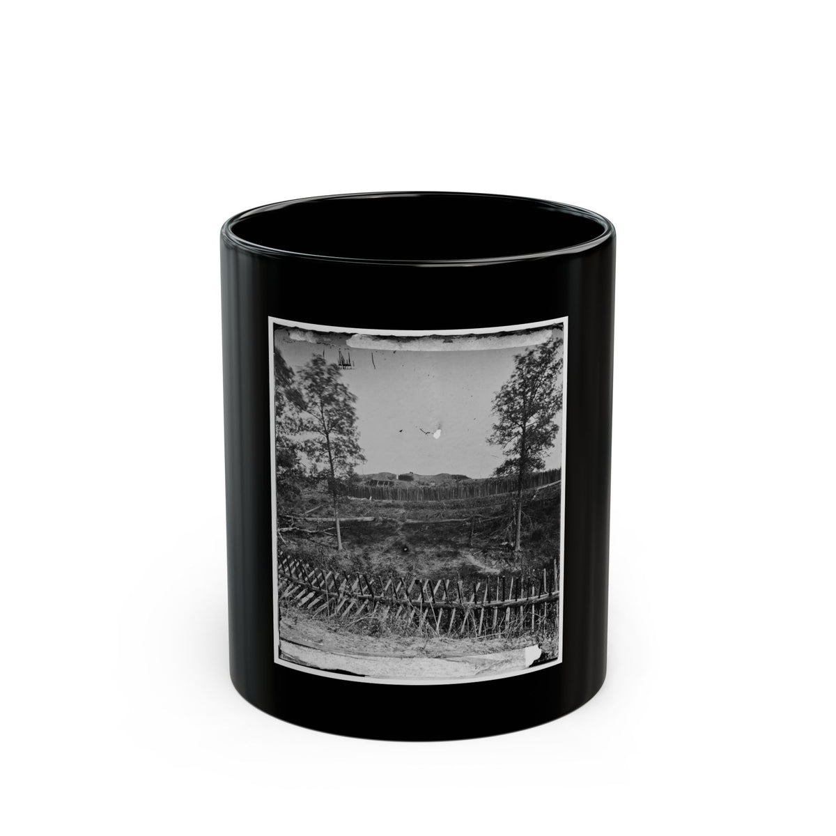 Atlanta, Georgia. Fortifications(2) (U.S. Civil War) Black Coffee Mug