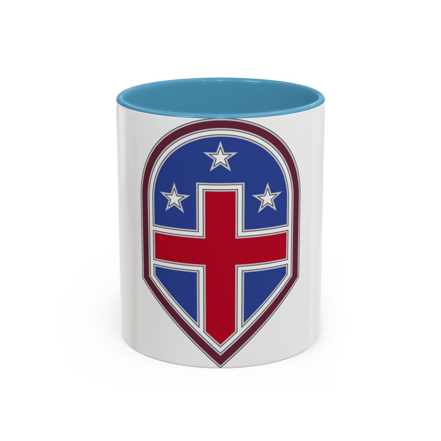 332 Medical Brigade 3 (U.S. Army) Accent Coffee Mug