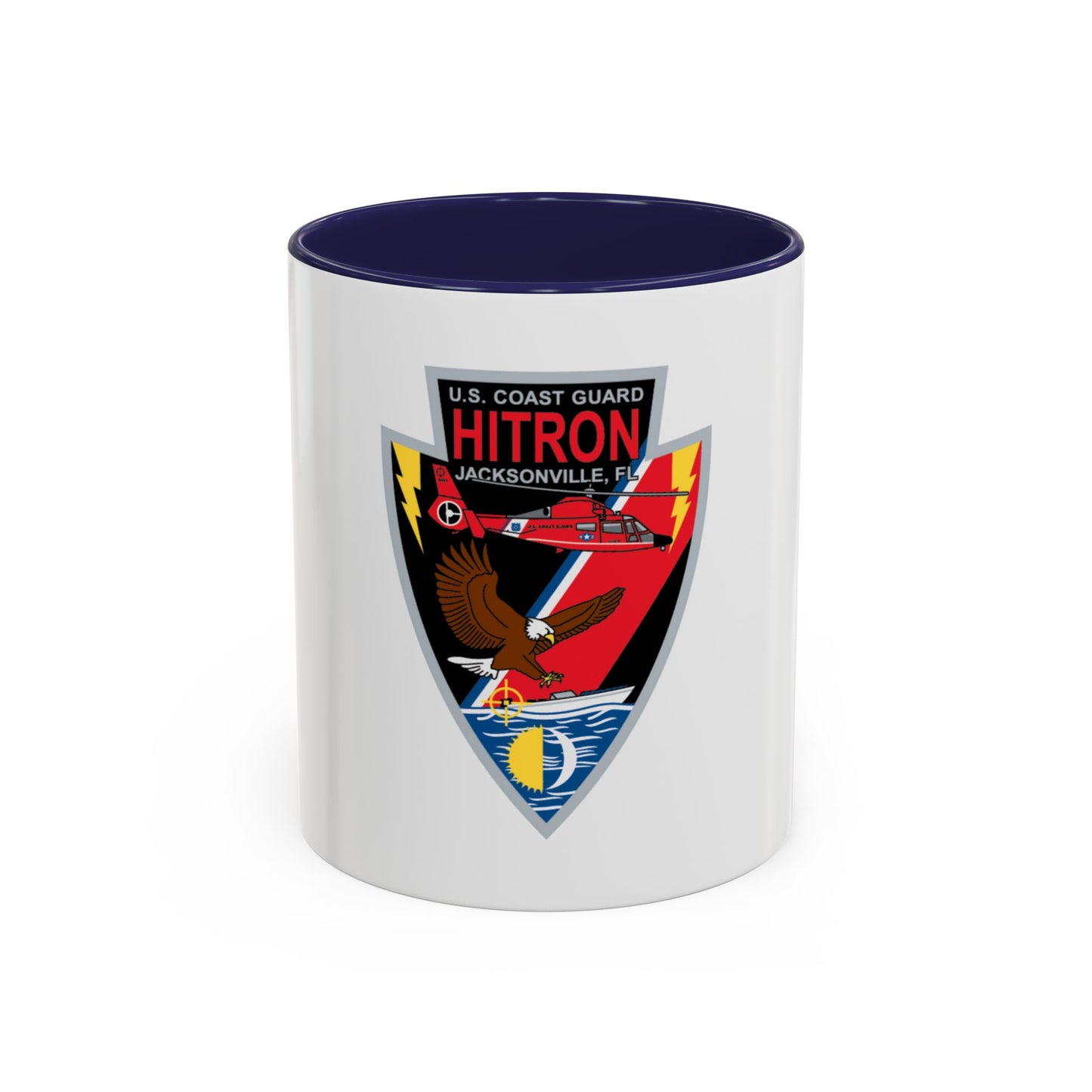 USCG HITRON Jax FL (U.S. Coast Guard) Accent Coffee Mug