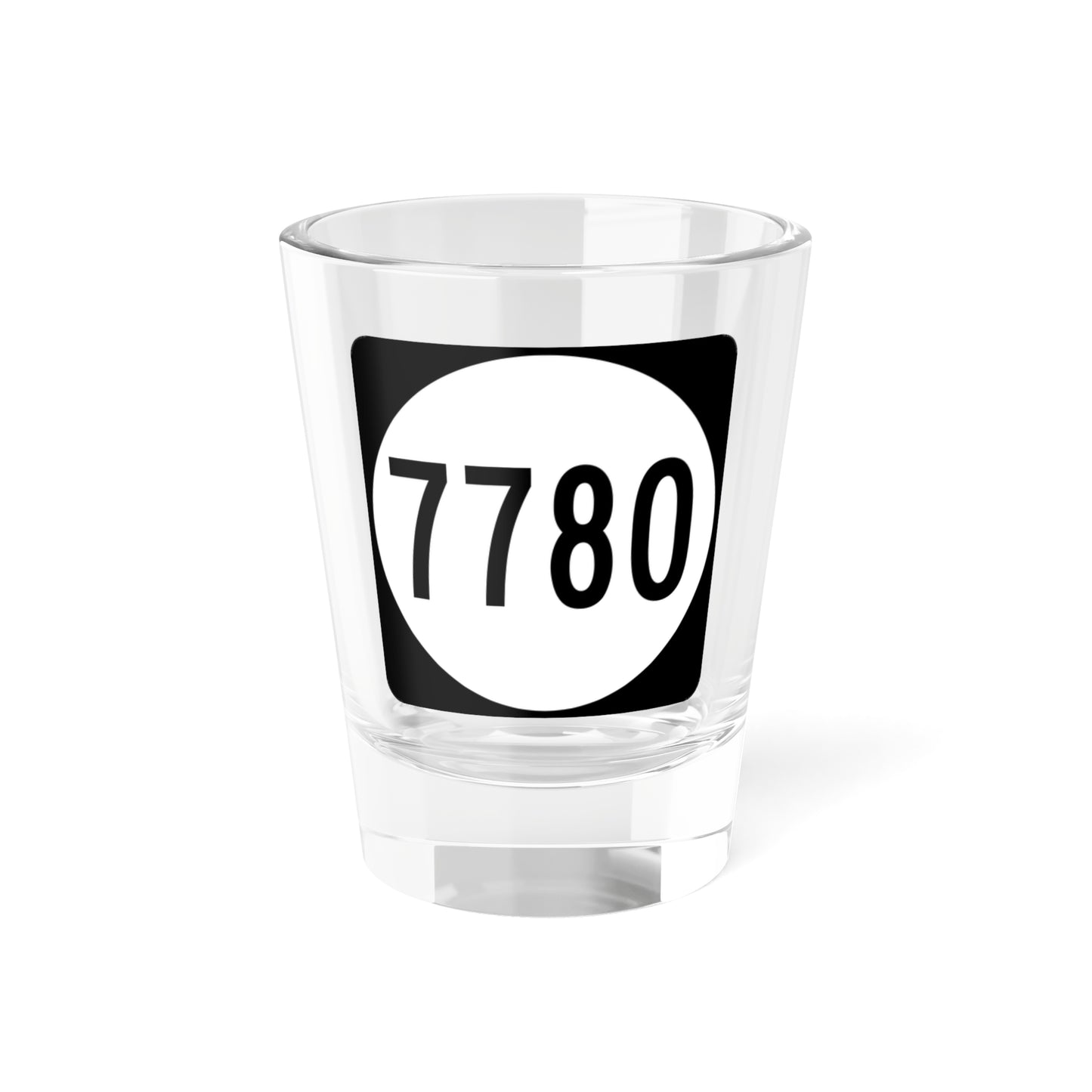 PR tertiary 7780 (Puerto Rico) (Road Sign) Shot Glass 1.5oz