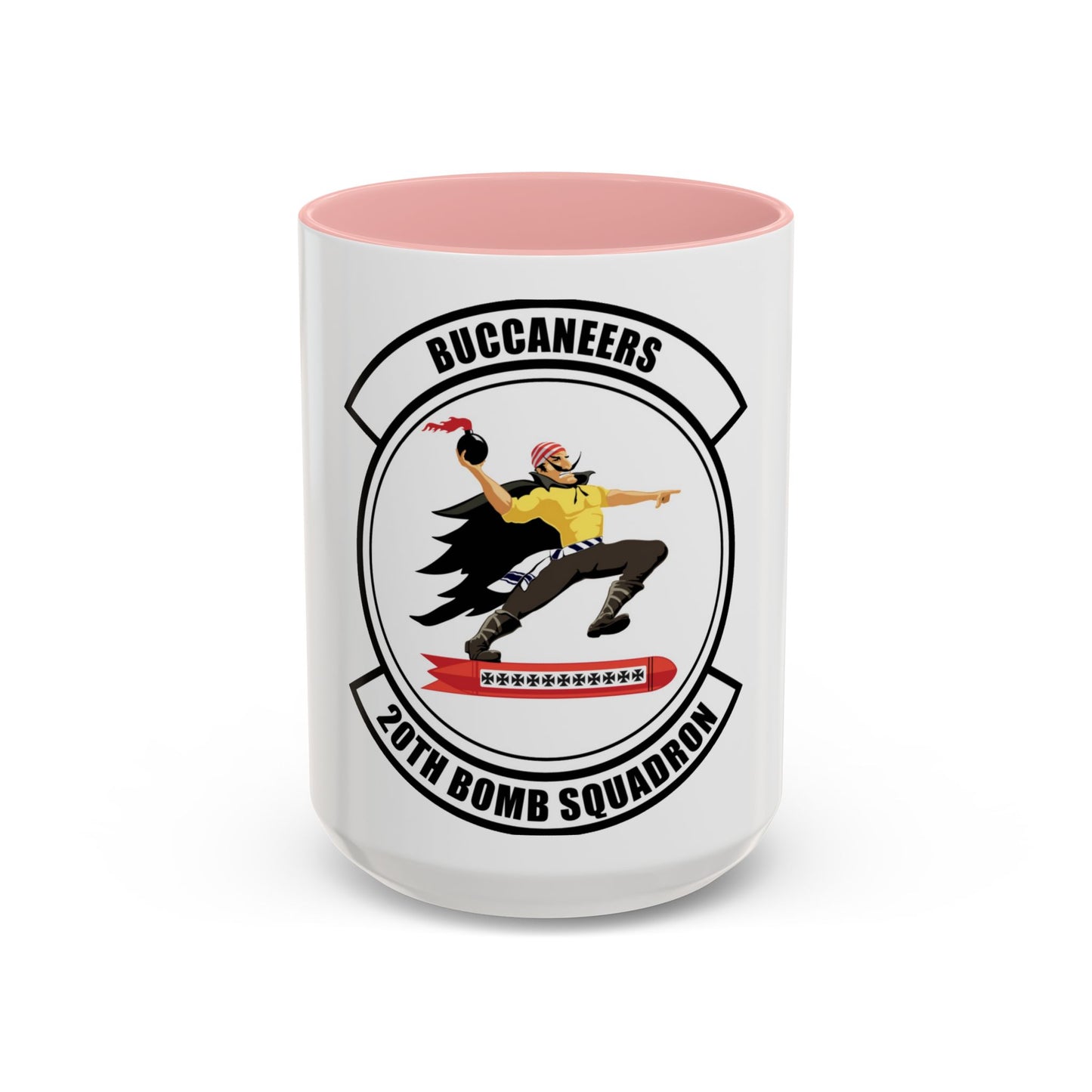 20th Bomb Squadron Emblem (U.S. Air Force) Accent Coffee Mug