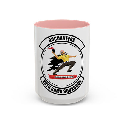 20th Bomb Squadron Emblem (U.S. Air Force) Accent Coffee Mug