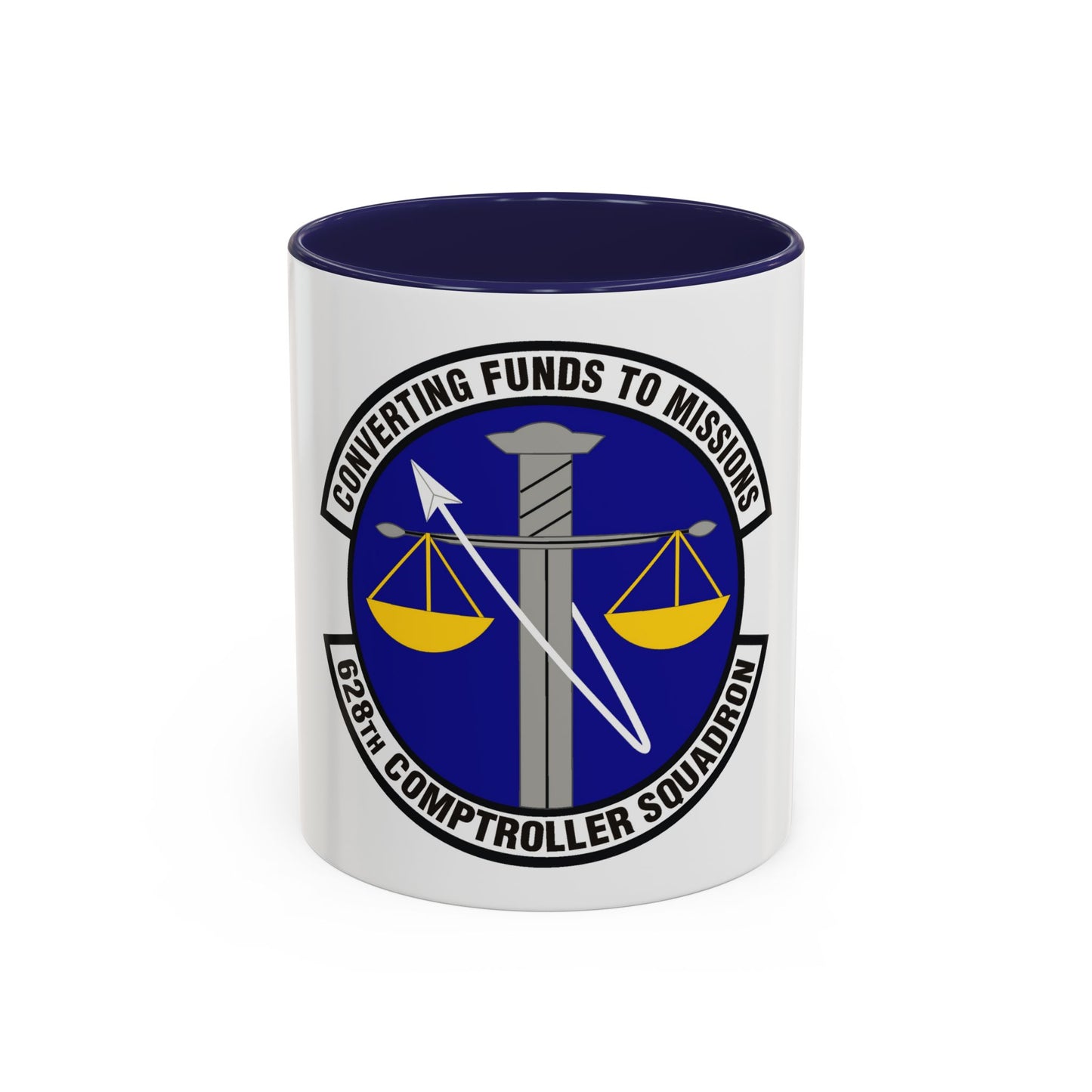 628th Comptroller Squadron (U.S. Air Force) Accent Coffee Mug