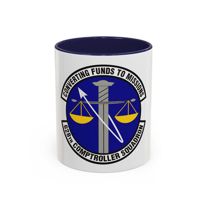 628th Comptroller Squadron (U.S. Air Force) Accent Coffee Mug