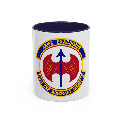 376th Expeditionary Aircraft Maintenance Squadron (U.S. Air Force) Accent Coffee Mug