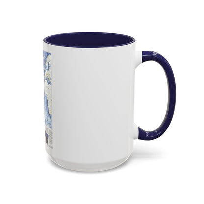 Atlantic Ocean (1990) (Map) Accent Coffee Mug
