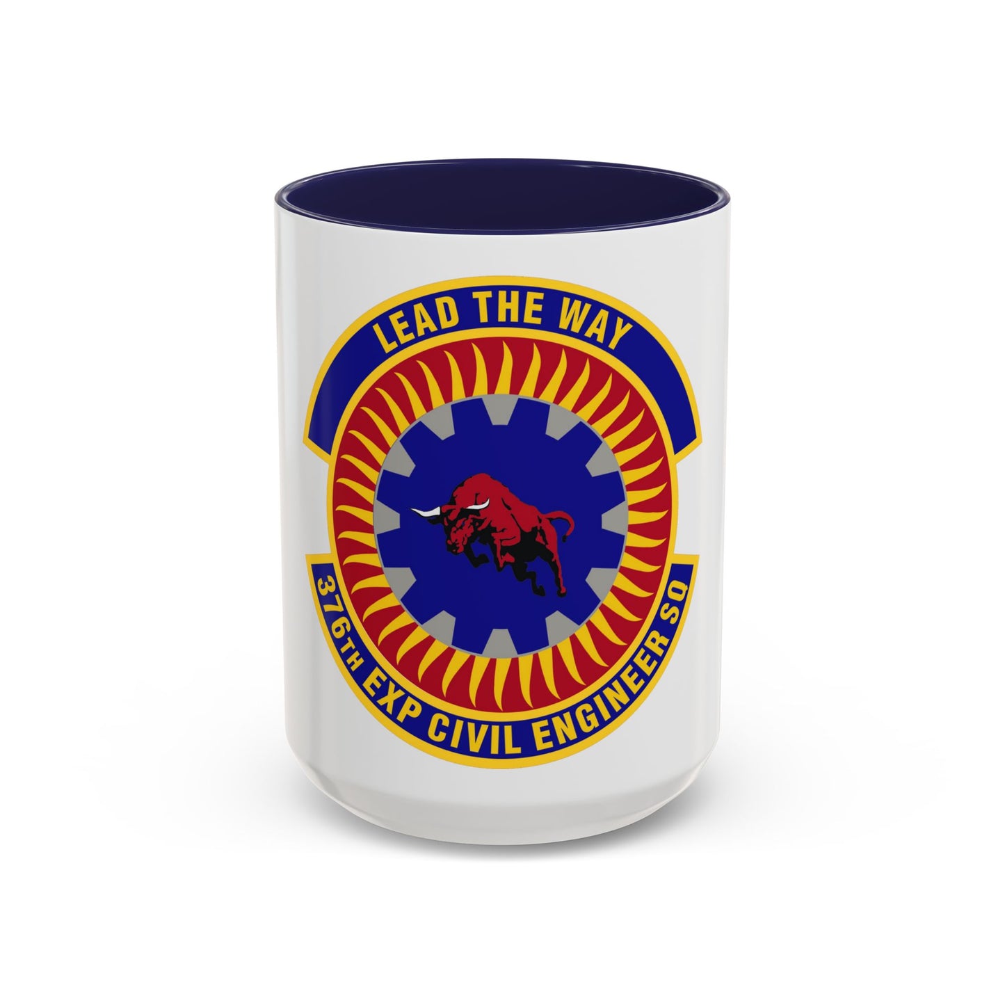 376th Expeditionary Civil Engineer Squadron (U.S. Air Force) Accent Coffee Mug