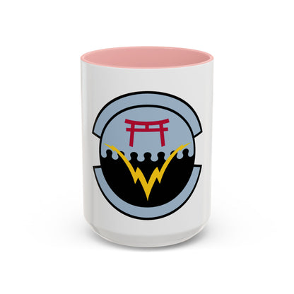 374 Communications Squadron PACAF (U.S. Air Force) Accent Coffee Mug