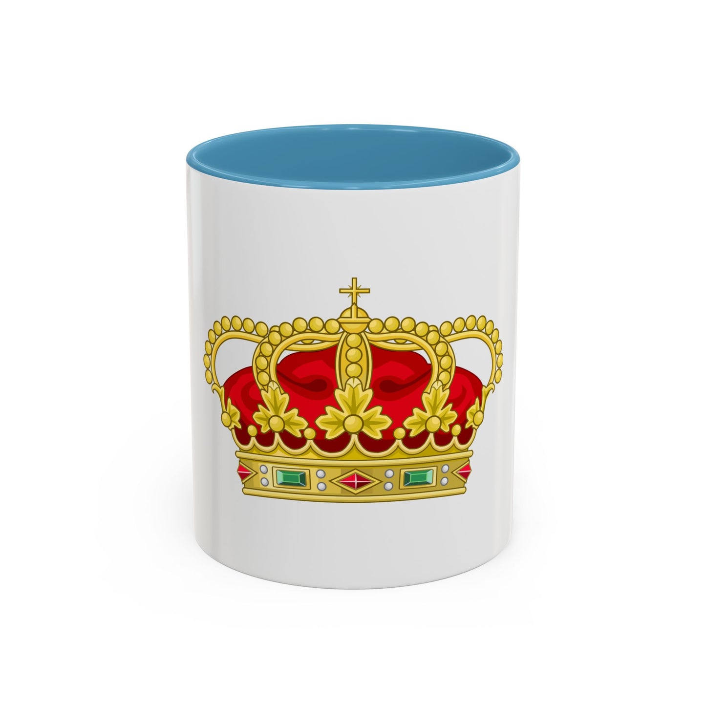 Heraldic Royal Crown of Portugal - Eight Arches - Accent Coffee Mug