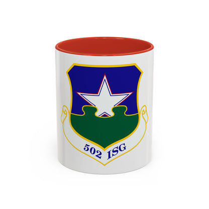 502d Installation Support Group (U.S. Air Force) Accent Coffee Mug
