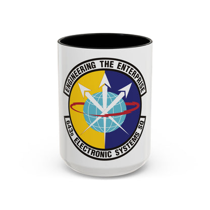 643d Electronic Systems Squadron (U.S. Air Force) Accent Coffee Mug