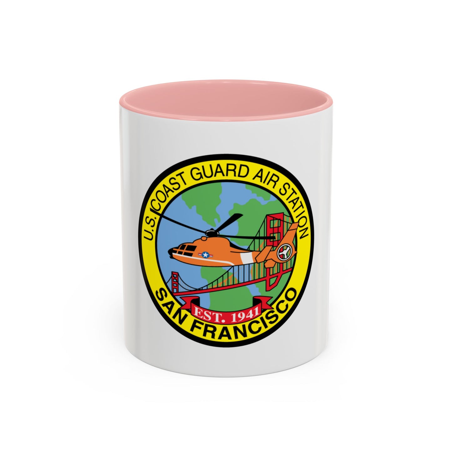 USCG Air Station San Francisco (U.S. Coast Guard) Accent Coffee Mug