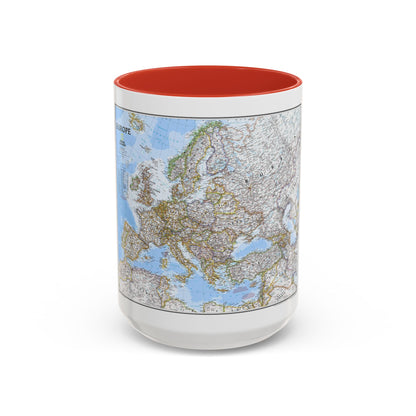 Europe (2004) (Map) Accent Coffee Mug