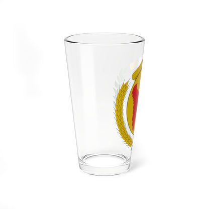 Escudo de Alaró Islas Baleares 2 (Spain) (Coat of Arms) Pint Glass 16oz