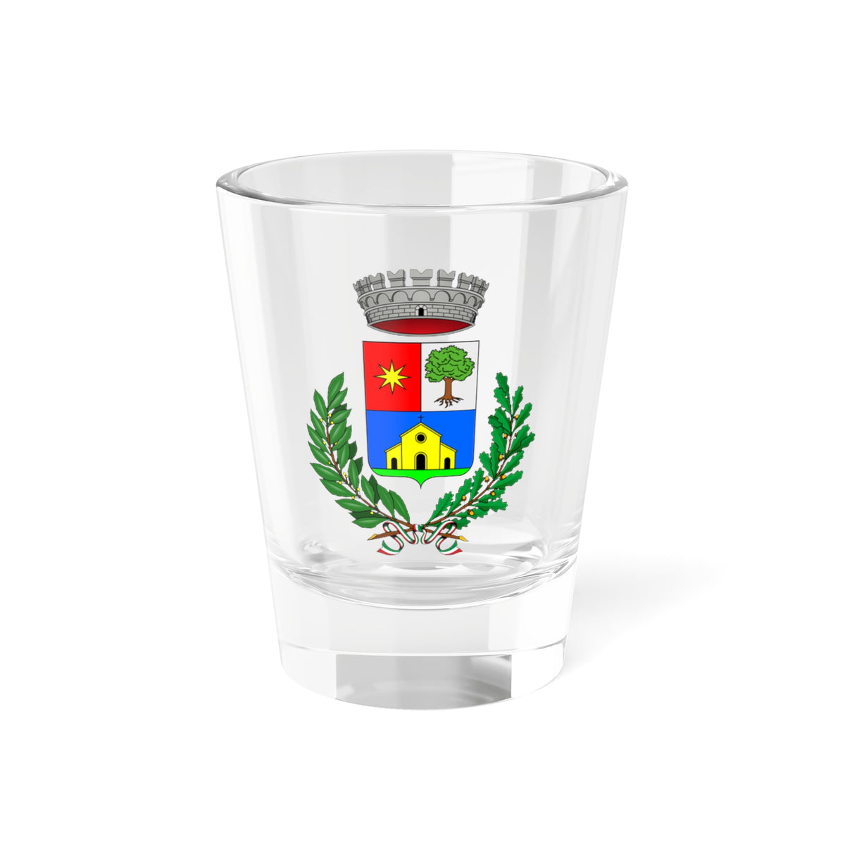 Cadorago-Stemma (Italy) (Coat of Arms) Shot Glass 1.5oz