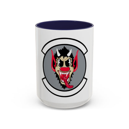 69 Fighter Squadron AFRC (U.S. Air Force) Accent Coffee Mug