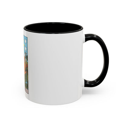 The Star (Tarot Card) Accent Coffee Mug