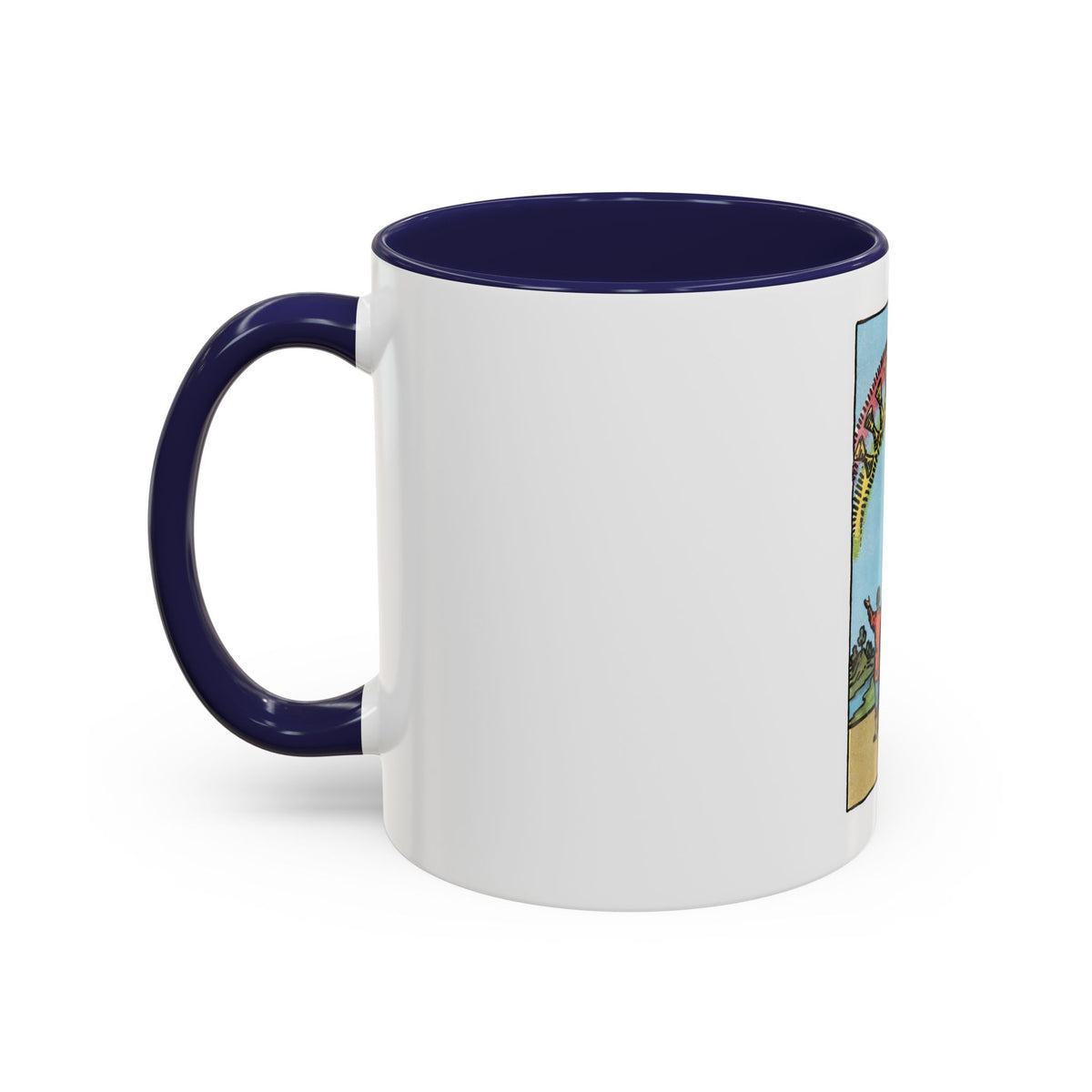 The 10 of Cups (Tarot Card) Accent Coffee Mug