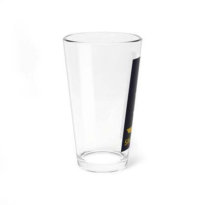 09 RSAF OF07 (Singapore) (Military Rank) Pint Glass 16oz