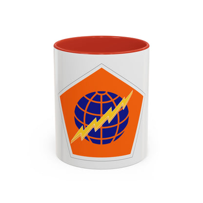 505 Signal Brigade (U.S. Army) Accent Coffee Mug