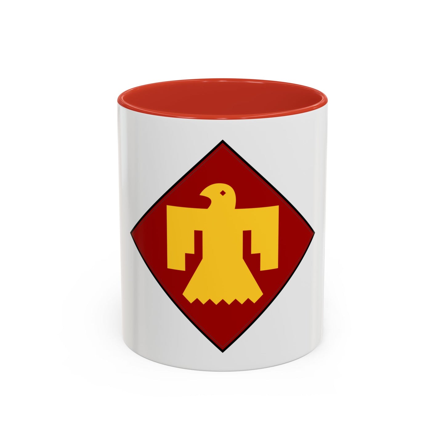 45th Infantry insignia thunderbird (U.S. Army) Accent Coffee Mug