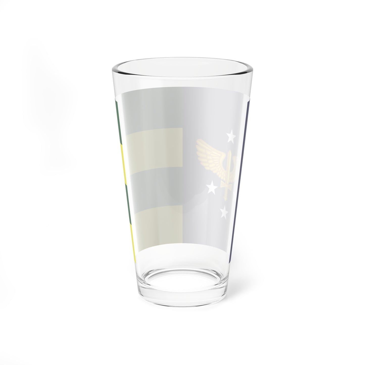 Rank flag of Tenente-brigadeiro of Brazilian Air Force (Brazil) Pint Glass 16oz