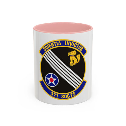 371 Special Operations Combat Training Squadron AFSOC (U.S. Air Force) Accent Coffee Mug
