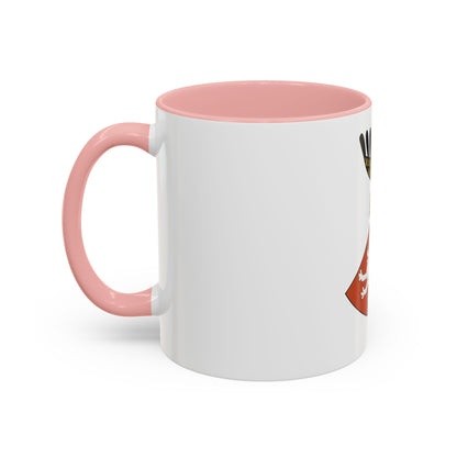 Coat of arms of the Kingdom of Bohemia (Wenceslaus II of Bohemia) - Accent Coffee Mug