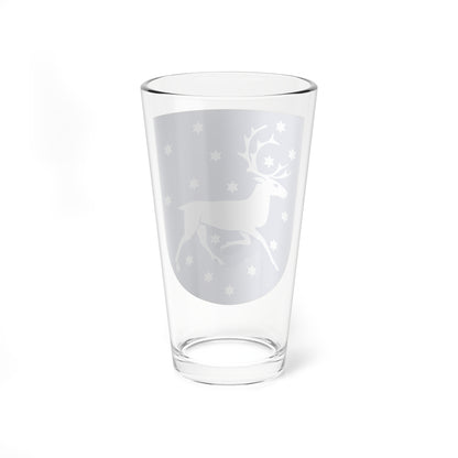 Norrbottens regemente Livkompaniet vapen (Sweden) (Coat of Arms) Pint Glass 16oz