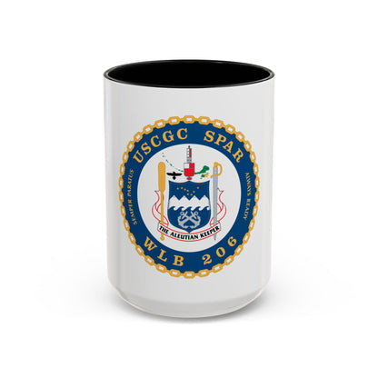 USCGC Spar WLB 206 (U.S. Coast Guard) Accent Coffee Mug
