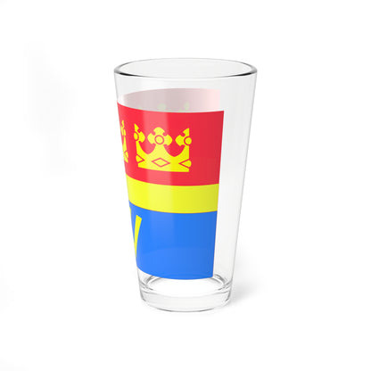 Flag of Vyborg (Russia) Pint Glass 16oz