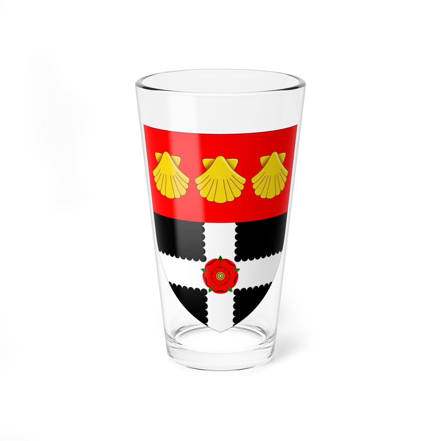 University of Reading arms (United Kingdom) (Coat of Arms) Pint Glass 16oz