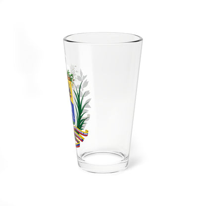Coat of arms of Venezuela 1930-1954 (United States) (Coat of Arms) Pint Glass 16oz