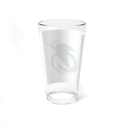 Flag of Aisho Shiga (Japan) Pint Glass 16oz