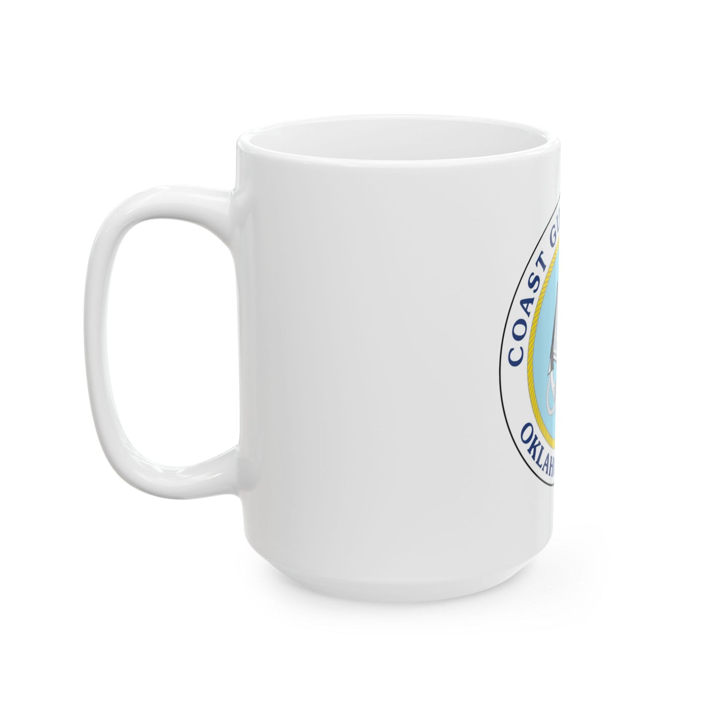 USCG Institute Oklahoma City 2 (U.S. Coast Guard) White Coffee Mug
