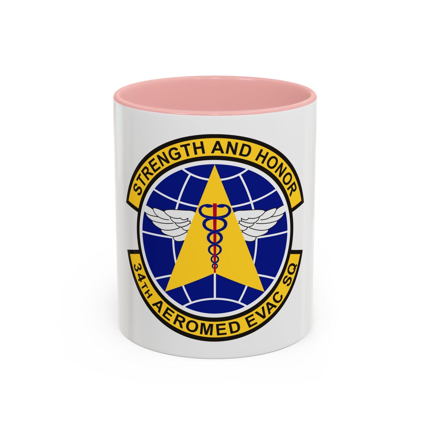 34th Aeromedical Evacuation Squadron (U.S. Air Force) Accent Coffee Mug