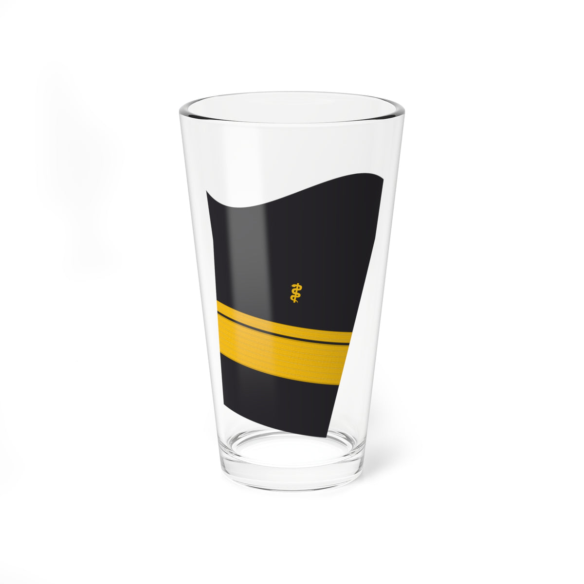 MDJA 62b Admiralstabsarzt San HM Lu (Military Rank) Pint Glass 16oz