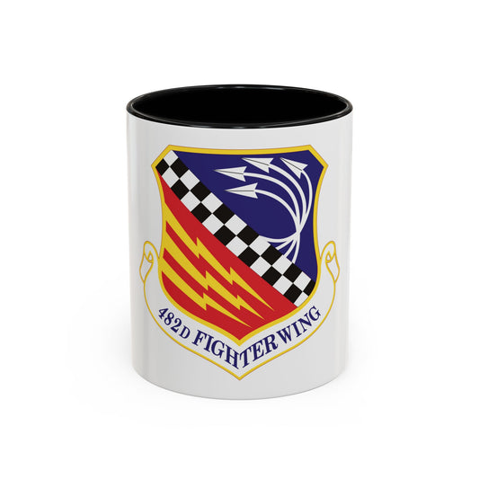 482d Fighter Wing (U.S. Air Force) Accent Coffee Mug