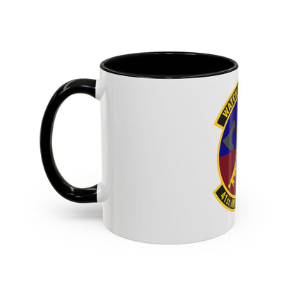 41 Intelligence Squadron ACC (U.S. Air Force) Accent Coffee Mug