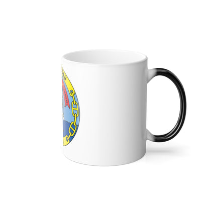 USS Nassau LHA 4 (U.S. Navy) Color Changing Mug 11oz