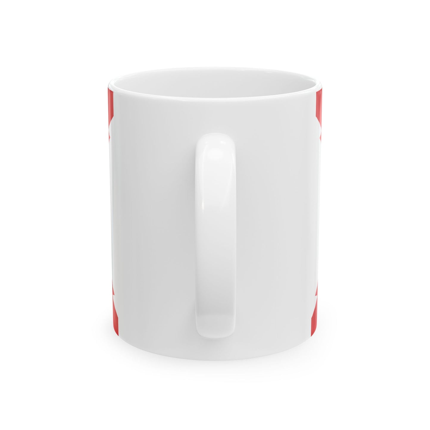 Flag of Cross of Burgundy with the Seal of Florida (United States) White Coffee Mug