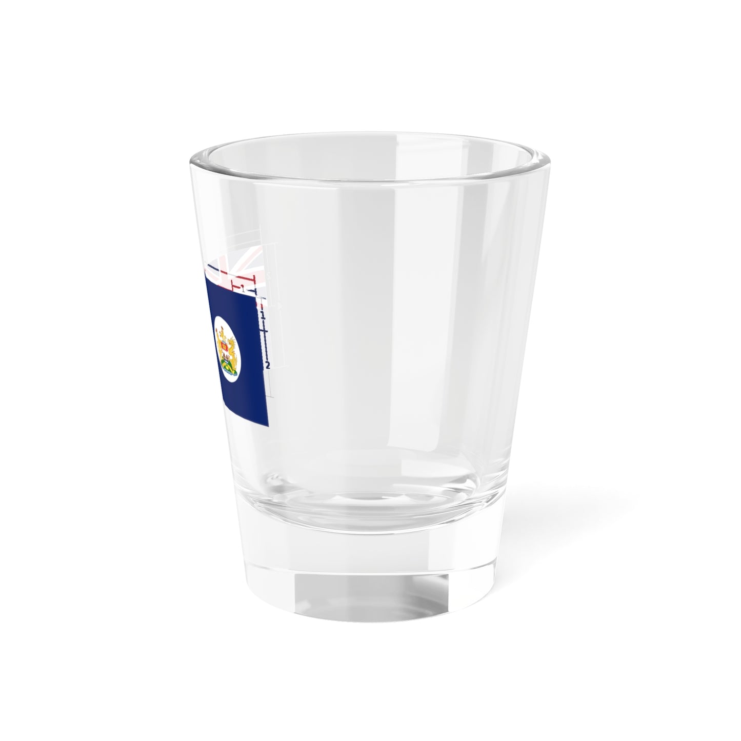 Flag of Hong Kong 1959 Construction (China) Shot Glass 1.5oz