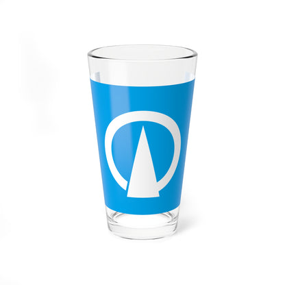 Flag of Azai Shiga (Japan) Pint Glass 16oz