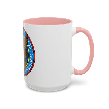 Seal of Denver - Accent Coffee Mug